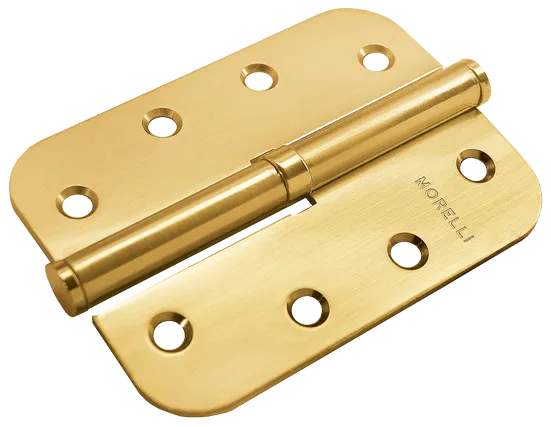 Петля карточная разъемная MSND-C 100X70X2.5 SG R с подшипником стальная левая, врезная, цвет матовое золото фото купить Челябинск