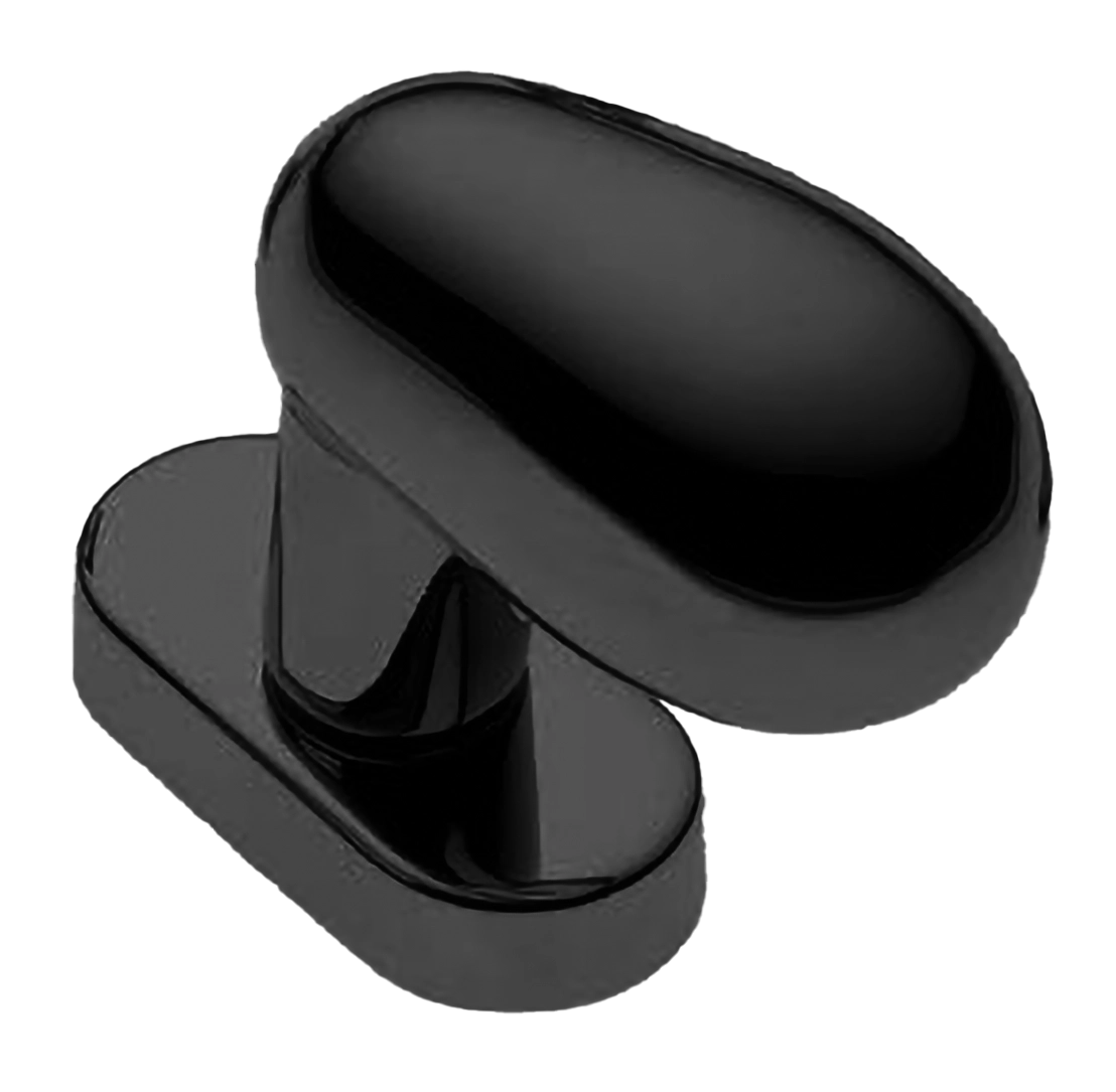 Ручка оконная UOVO W1 NERO, цвет - черный фото купить Челябинск