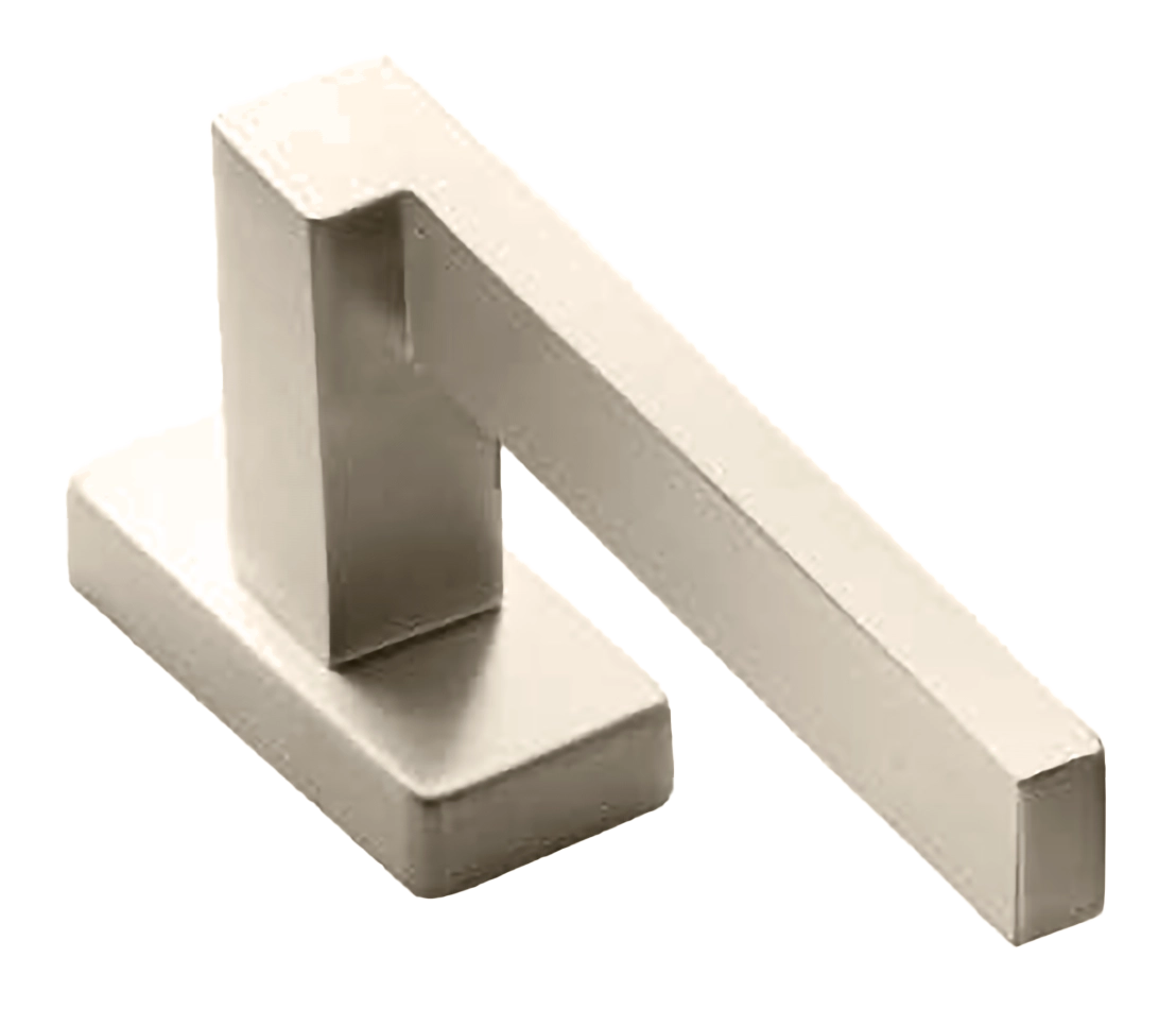 Ручка оконная STONE W1 NIS, цвет - матовый никель фото купить Челябинск