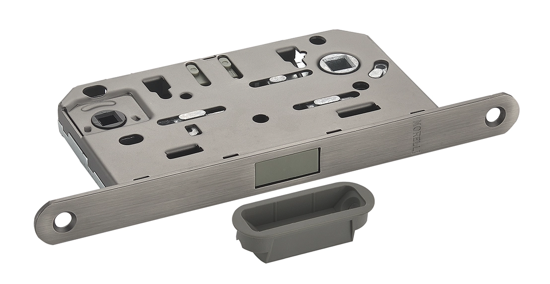 Защелка межкомнатная M1895 GR магнитная, сантехническая, цвет графит фото купить в Челябинске