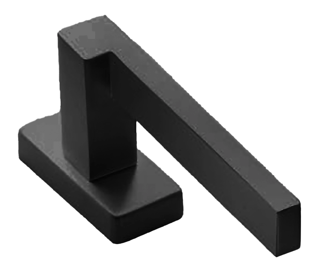 Ручка оконная STONE W1 NERO, цвет - черный фото фурнитура Челябинск