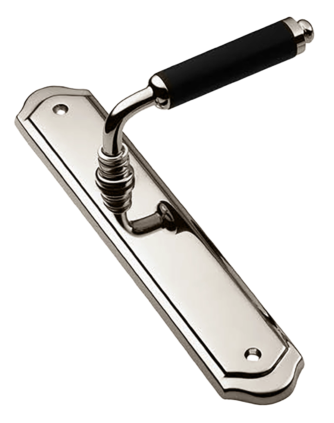 Ручка дверная на планке RIVA PL NIK, цвет никель, латунь фото купить в Челябинске