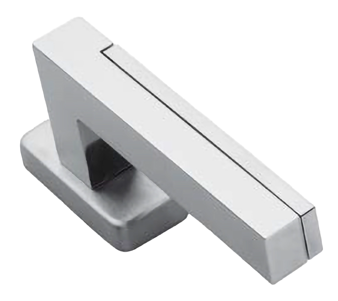 Ручка оконная ISLAND W1 CRO на прямоугольной розетке, цвет хром, латунь фото купить в Челябинске