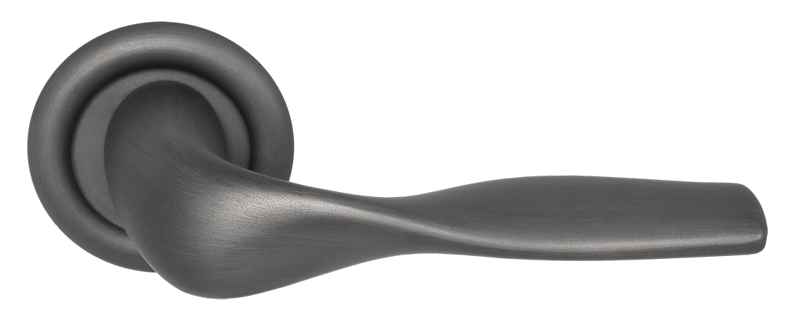 Ручка дверная LVB R7 SST на круглой розетке, цвет Летняя гроза/Summer Storm фото купить Челябинск