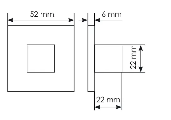 Комплект дверных ручек MH-54-S6 BL с заверткой MH-WC-S6 BL, цвет черный фотомореллиЧелябинск