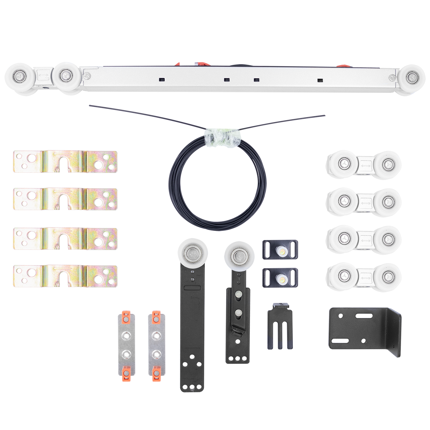 SET-TS 3+1, комплект системы TS для раздвижных дверей на 4 полотна (3 подвижных и 1 стационарное) фото купить Челябинск