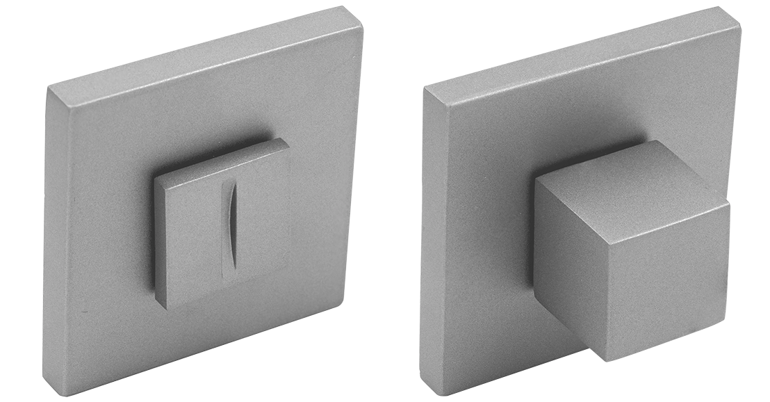 Завертка сантехническая MH-WC-S6 ASC на квадратной розетке цвет анодированный матовый хром, ЦАМ фото купить Челябинск