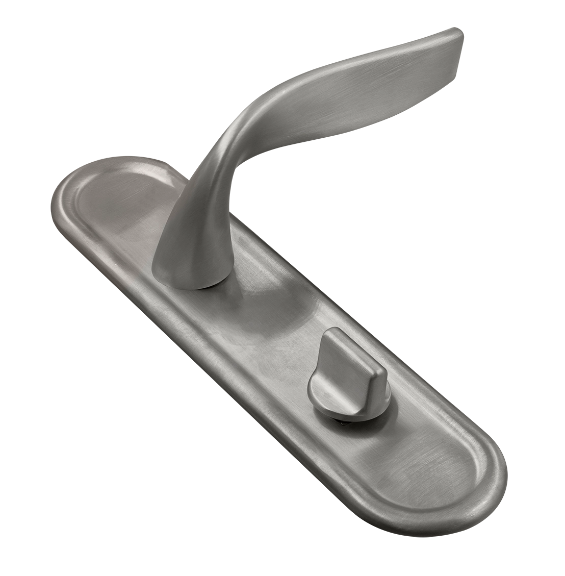 Ручка дверная SKYSCRAPER PLR WF на планке, цвет Зимняя стужа/Winter Frost фото купить Челябинск