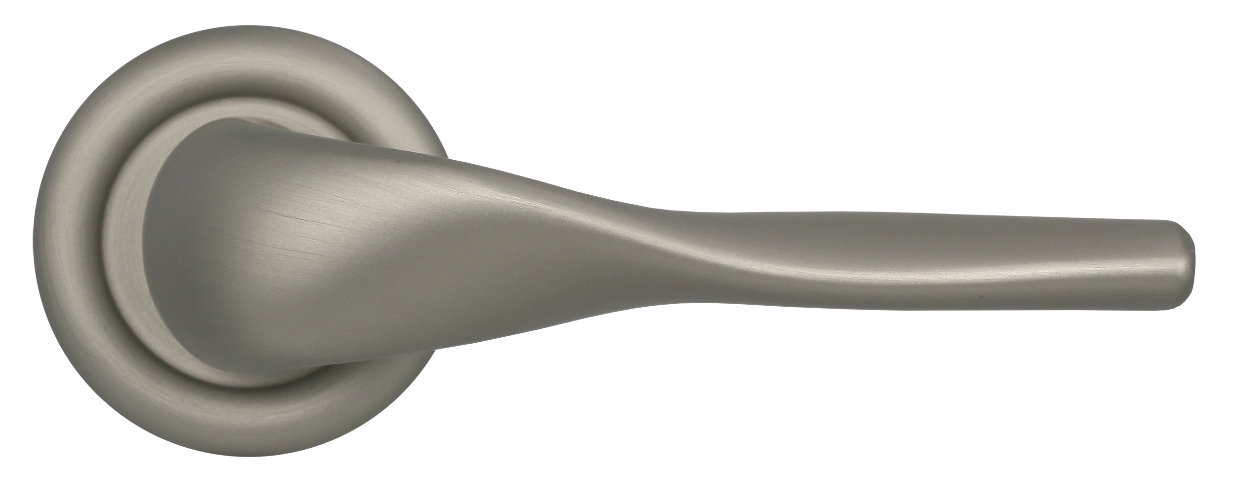 Ручка дверная LVB R7 SMI на круглой розетке, цвет Весенняя дымка/Spring Mist фото купить в Челябинске