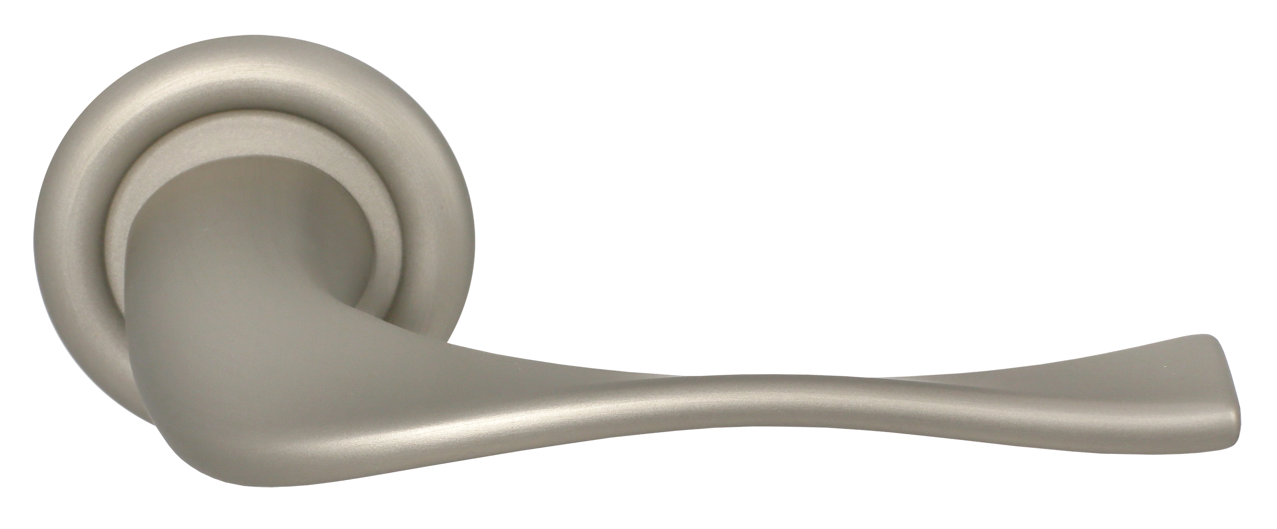 Ручка дверная SKYSCRAPER R7 SMI на круглой розетке, цвет Весенняя дымка/Spring Mist фото купить Челябинск