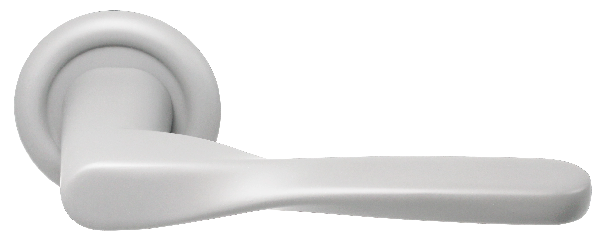 Ручка дверная THE OLYMPICS R7 SSW на круглой розетке, цвет Стокгольмский снегопад/Stockholm Snowfall фото купить Челябинск