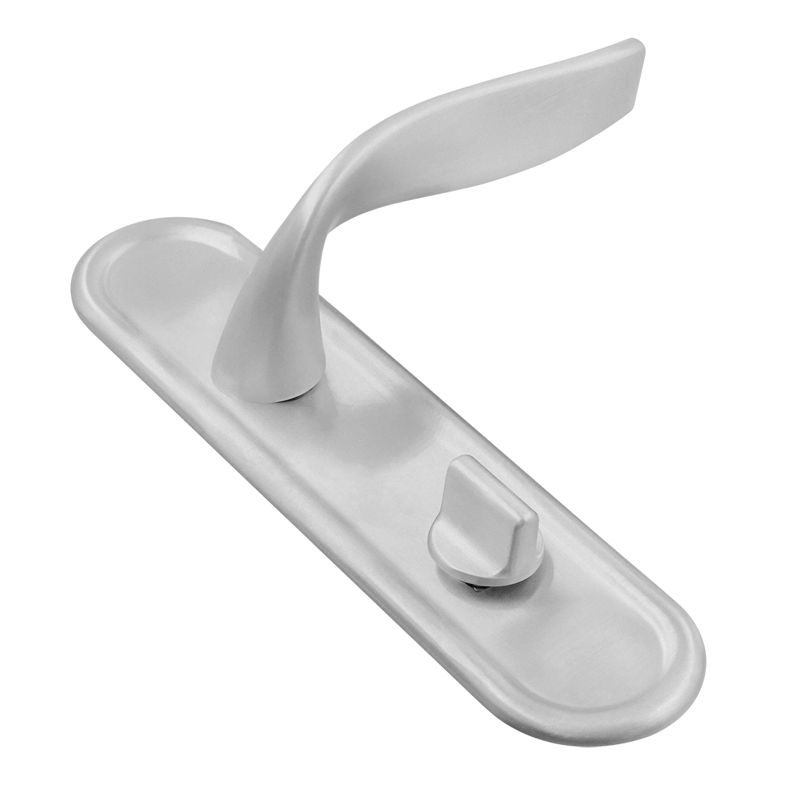 Ручка дверная SKYSCRAPER PLR SSW на планке, цвет Стокгольмский снегопад/Stockholm Snowfall фото купить Челябинск