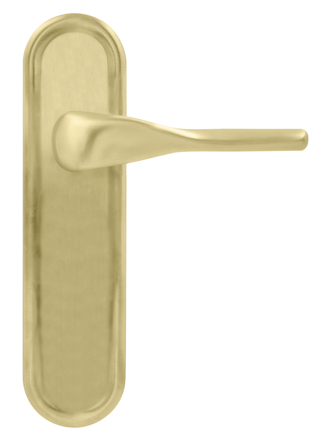 Ручка дверная LVB PLR AH на планке, цвет Осенний мёд/Autumn Honey фото купить в Челябинске