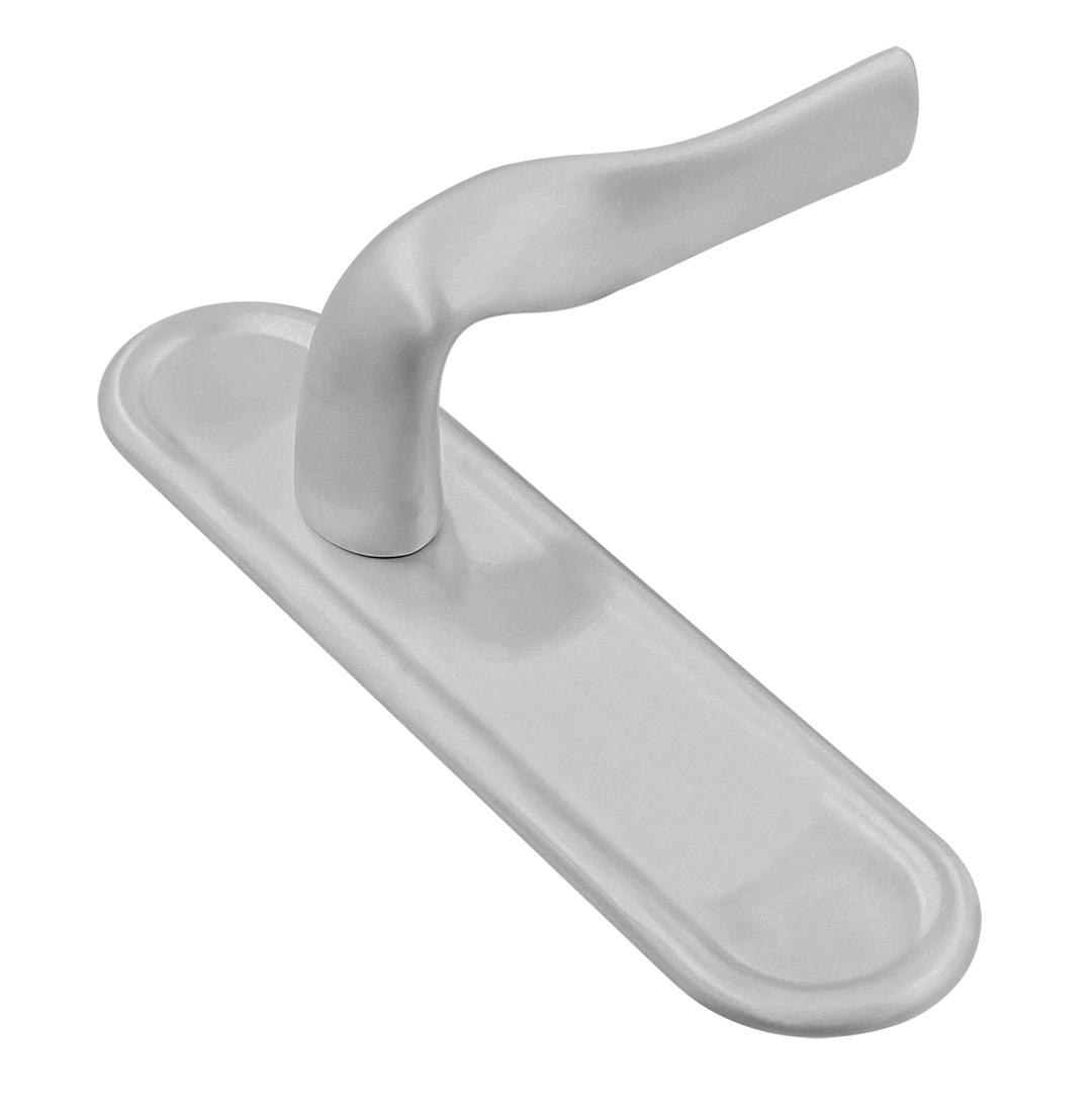 Ручка дверная LVB PLR SSW на планке, цвет Стокгольмский снегопад/Stockholm Snowfall фото купить Челябинск