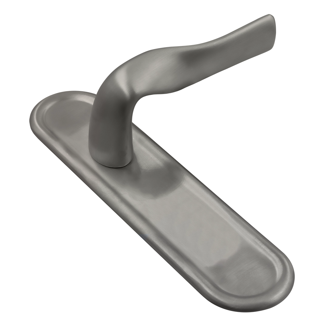 Ручка дверная LVB PLR WF на планке, цвет Зимняя стужа/Winter Frost фото купить Челябинск