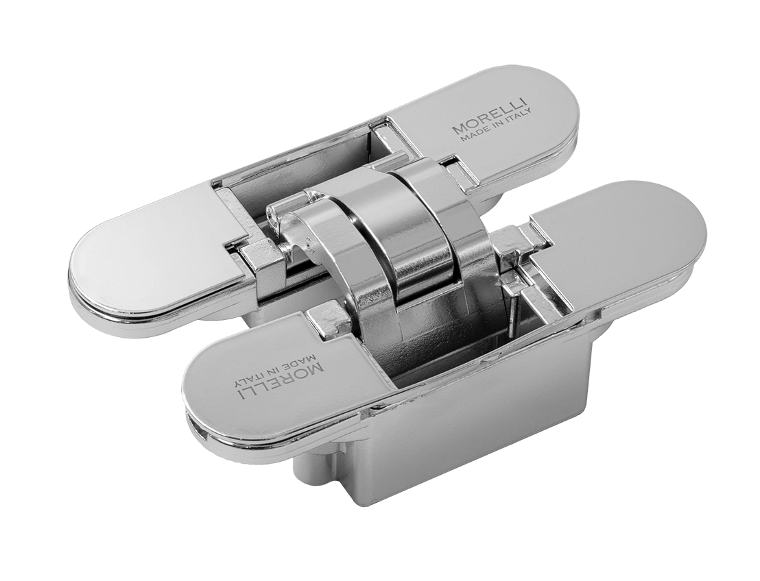 Петля скрытая HH-20 PC, врезная с 3D-регулировкой, вес полотна до 60 кг цвет хром фото купить Челябинск
