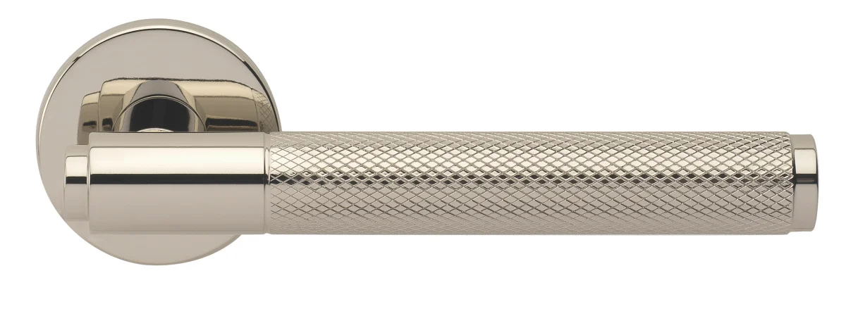 BRIDGE R6 NIS, ручка дверная с усиленной розеткой, цвет -  матовый никель фото купить Челябинск