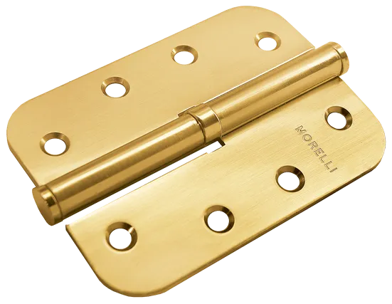 MSD-C 100X70X2.5 SG R, петля стальная скругленная правая без коронки, цвет - мат.золото фото купить Челябинск