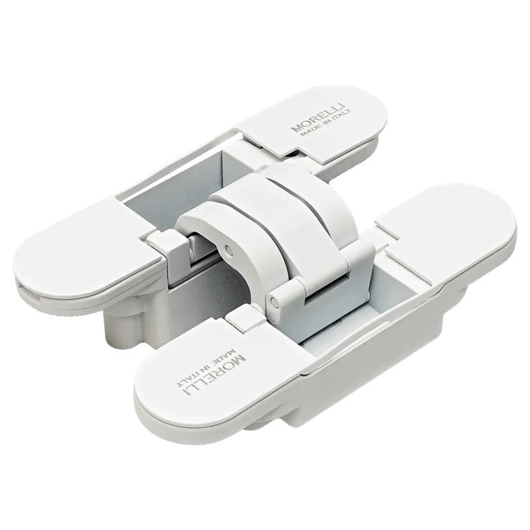 Петля скрытая HH-20 W, врезная с 3D-регулировкой, вес полотна до 60 кг, цвет белый фото купить Челябинск