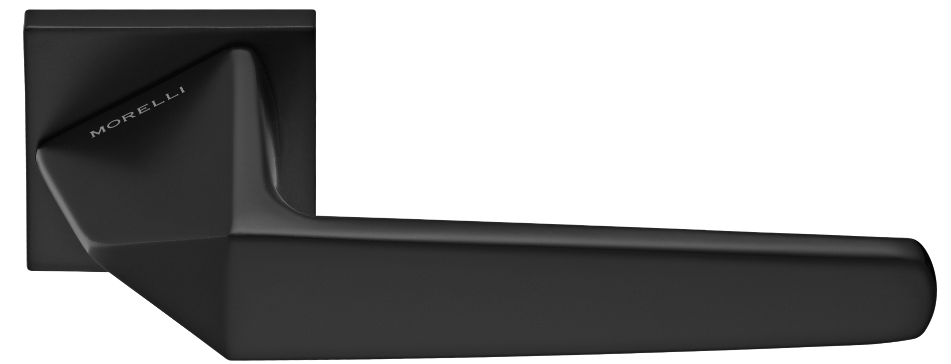 SOUK ручка дверная на квадратной розетке 6 мм, MH-55-S6 BL, цвет - черный фото купить Челябинск