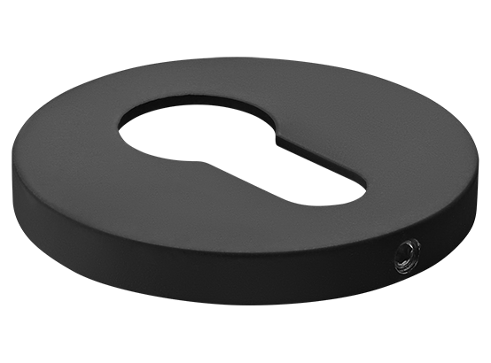 Накладка на ключевой цилиндр, на круглой розетке 6 мм, MH-KH-R6 BL, цвет - чёрный фото купить Челябинск