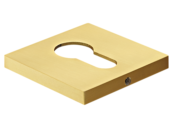 Накладка на ключевой цилиндр, на квадратной розетке 6 мм, MH-KH-S6 MSG, цвет - мат. сатинированное золото фото купить Челябинск