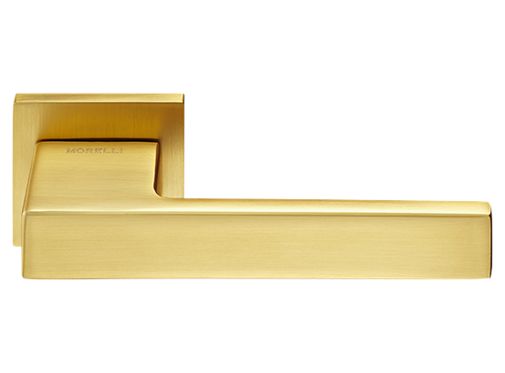 LOT ручка дверная на квадратной розетке 6 мм MH-56-S6 MSG, цвет - мат.сатинированное золото фото купить Челябинск